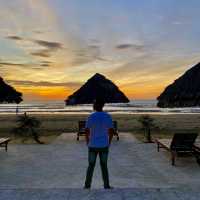 glamping at beach in kota belud sabah