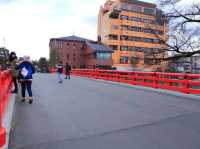 日本中部地區必拍鍛冶橋 紅色橋梁超有feel 