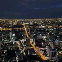 Bangkok Skyline On Baiyoke Sky Rooftop