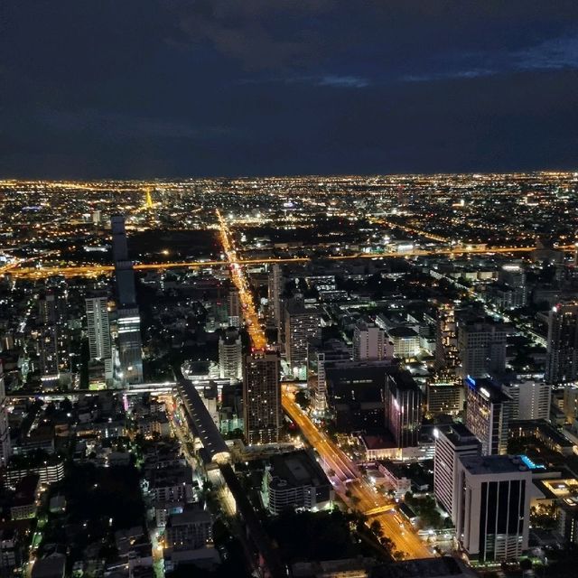 Bangkok Skyline On Baiyoke Sky Rooftop