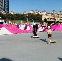 滑板遊戲好地方🛹 Meiti Hockey Rink 美堤極限公園