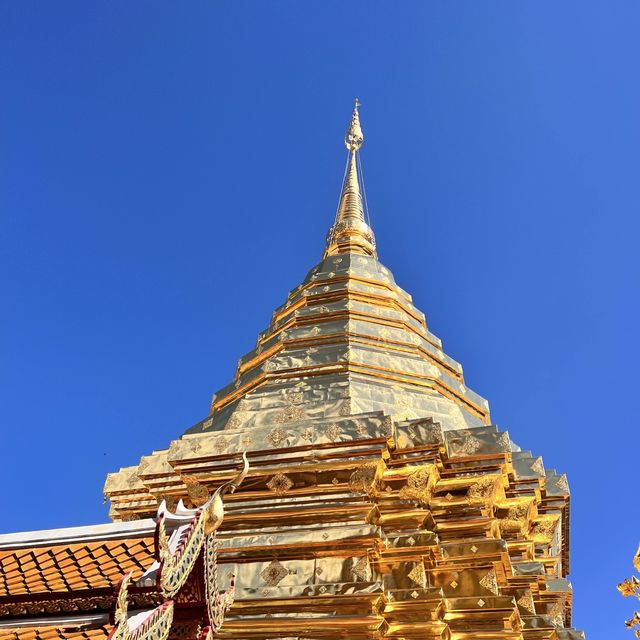 เดินขึ้นพระธาตุดอยสุเทพสุดสัปดาห์😅