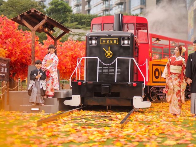 北角海濱花園化身日本賞楓秘景 