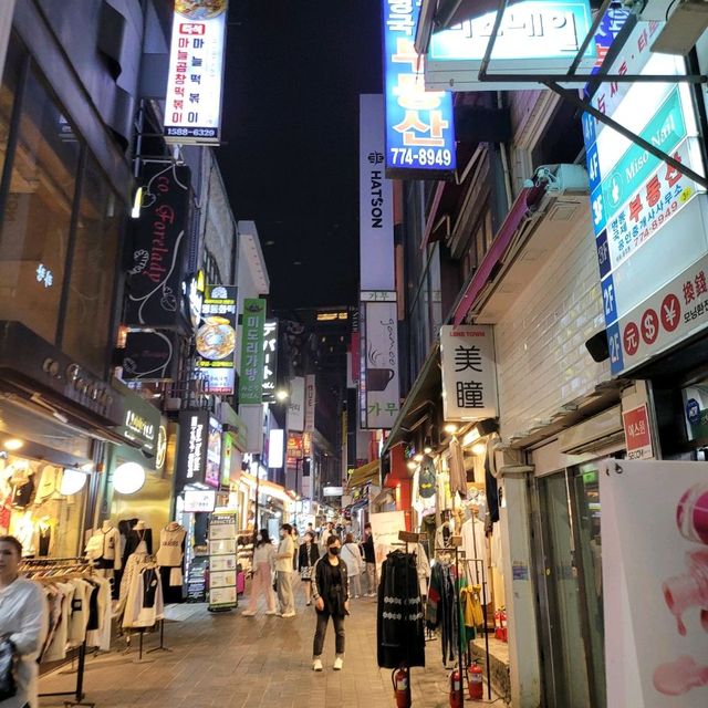 Myeongdong Street at Night