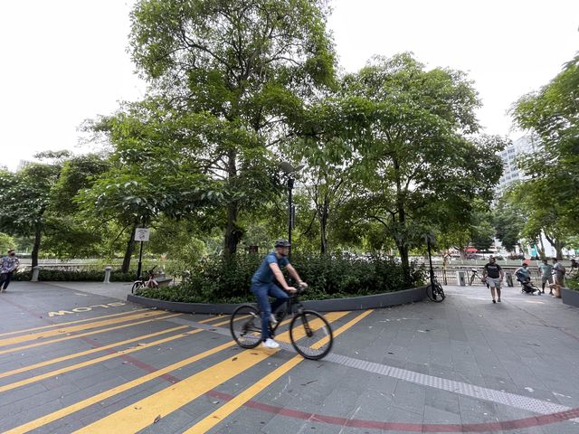 Quayside cycling