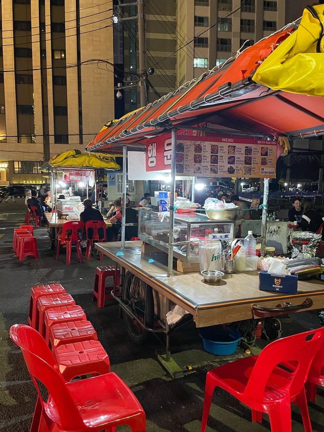 釜山🇰🇷影島　屋台でちょい飲み