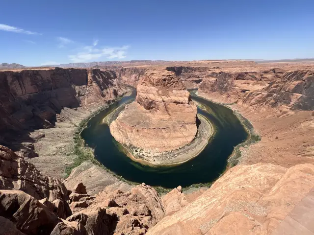 A Horseshoe in a Canyon