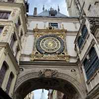 Gros Horloge - Great Clock in Rouen, France