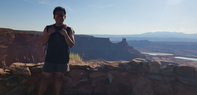 Overlooking Canyonlands National Park