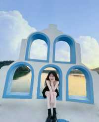 Pretend to be in "Santorini" while taking photos in Changsha.