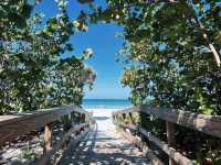 The most beautiful white sand beach in America - Clearwater.