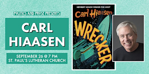Carl Hiaasen — Wrecker — at St. Paul's Lutheran Church (Washington) | St Paul's Lutheran Church