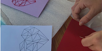 Drawing with thread. School holiday workshop. January 8 | MPRG