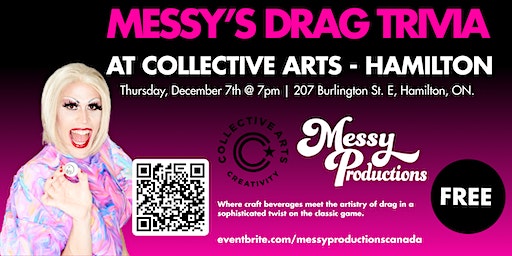 Messy's Drag Trivia @Collective Arts Hamilton | Collective Arts Brewing