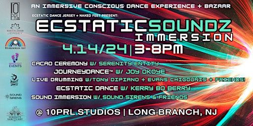EcstaticSOUNDZ + Ecstatic Bazaar @10PRL Studios | 10PRL, Bath Avenue, Long Branch, NJ, USA