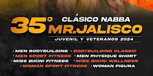 NABBA Mr. Jalisco juvenil y veteranos 2024 | Teatro Guadalajara "Ignacio López Tarso"