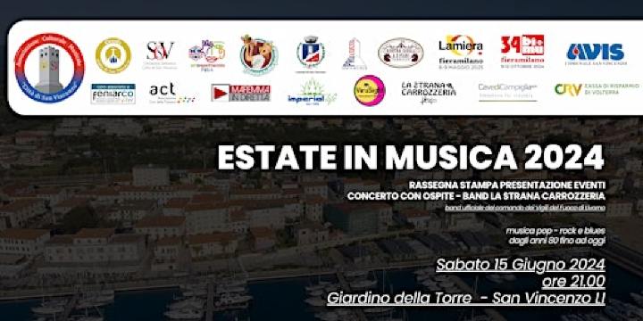 RASSEGNA STAMPA EVENTI E CONCERTO BAND LA STRAN CARROZZERIA | Giardino della Torre