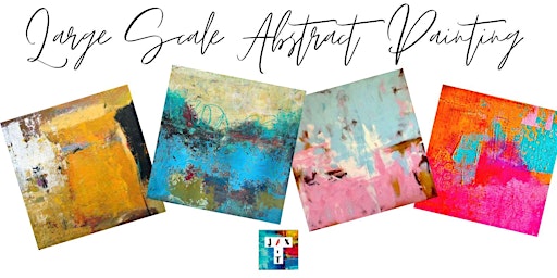 Large Abstract Painting Workshop | Downstairs Art Gallery