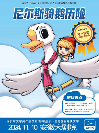 諾貝爾文學獎改編兒童劇《尼爾斯騎鵝歷險》｜兒童親子 | 安徽大劇院
