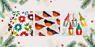 Festive Fused Glass Ornaments with Steph Sykes- £35 | Florence Arts Centre