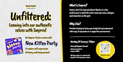 Unfiltered: Leaning into our authentic selves with Improv! | Crane @ Claymore Connect