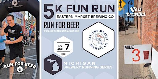 5k Beer Run x Eastern Market | 2025 Michigan Brewery Running Series | Eastern Market