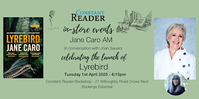 Jane Caro in Conversation with Joan Sauers | Constant Reader Bookshop
