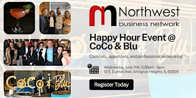 Northwest Business Network: Happy Hour @ CoCo & Blu (June 11th) | CoCo & Blu