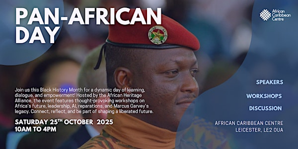 Pan-African Day | African Caribbean Centre - Leicester