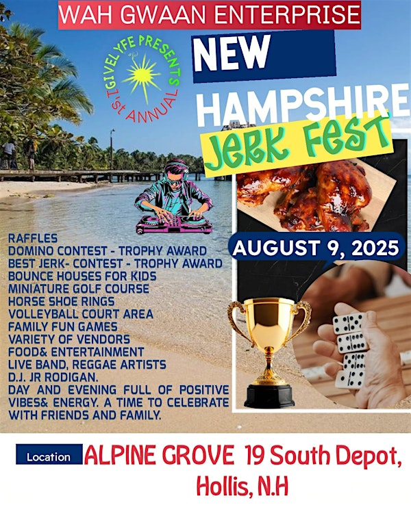 Jerk Fest New Hampshire | Alpine Grove Events Centre