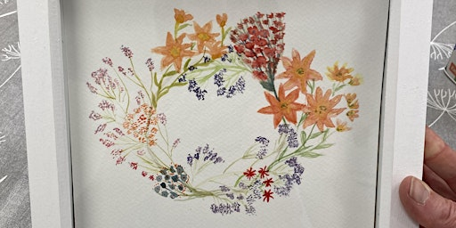 Autumnal Botanical Wreath Paintings | Yoxall Parish Hall