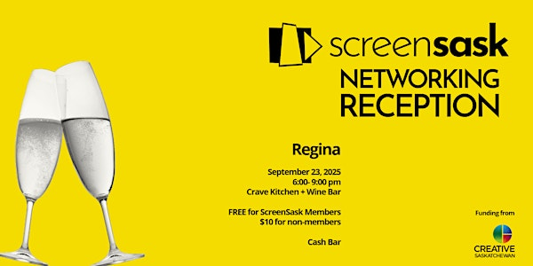 ScreenSask Networking Reception - Regina | Crave Kitchen + Wine Bar