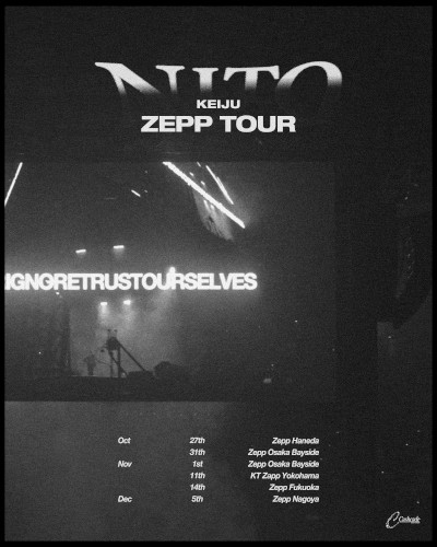 【即完売】 KEIJU N.I.T.O ZEEP TOUR 2025 フーディー KEIJUのチケット(大阪府・2025/11/1(土)) | Zepp Osaka Baysideの日程