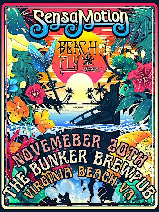 SensaMotion- “Feel it All Around Fall Tour” w/ Beach Fly and Special Guest | The Bunker Brewpub