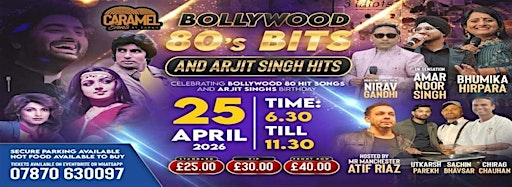 Bollywood 80's Bits & Arijit Singh's Hits | St Marks Conservative Club