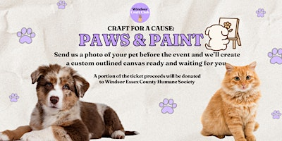 Craft for a Cause: Paws and Paint | 1009 Drouillard Rd #2