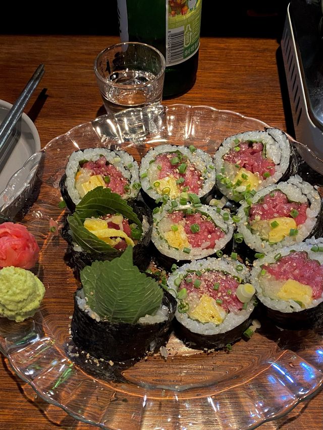 육회김밥과 차돌전골이 맛있는 교동 술집