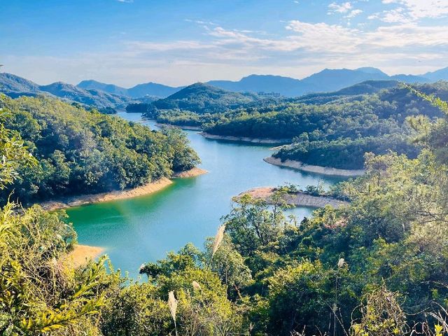 Reservoir Island view in Hong Kong 