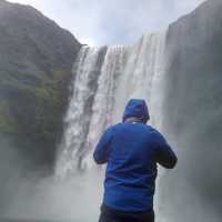 The largest waterfall in Iceland 