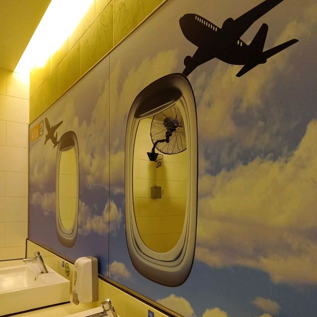 the largest air port in Malaysia !