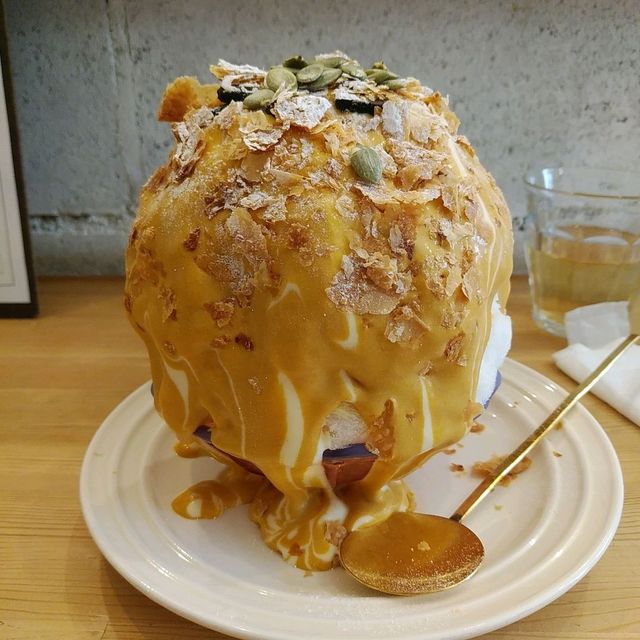 奈良県！秋限定メニューのかき氷