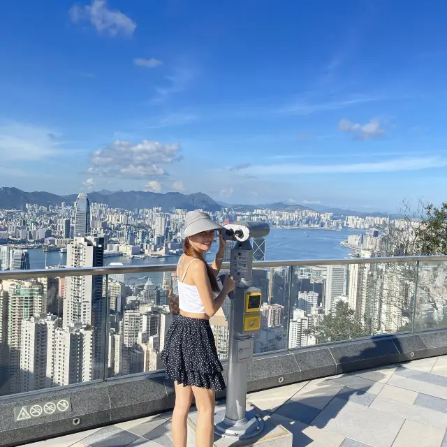 Scenic Skyscrapers at The Peak Hong Kong