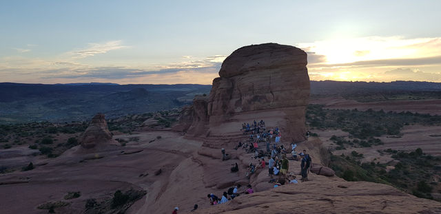 Famous Delicate Arch in Arches National Park