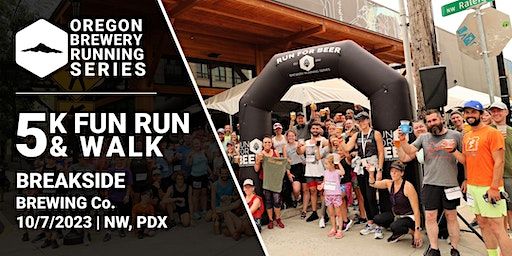 5k Beer Run - Breakside Brewery | 2023 OR Brewery Running Series (Portland) | Breakside Brewery