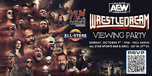 AEW WrestleDream Viewing Party @ All Stars Sports Bar & Grill | All Stars Sports Bar & Grill