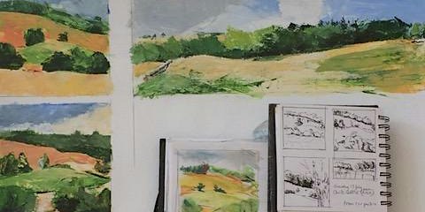 Sketching In The Landscape: Pool Park, Ruthin | clocaenog forest Pool Park