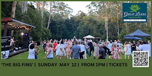'The BIG FINS' in the Back Paddock to celebrate Mothers Day | Great Lakes Paddocks