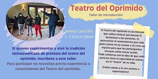 Taller de Teatro del Oprimido | Canticle Farm