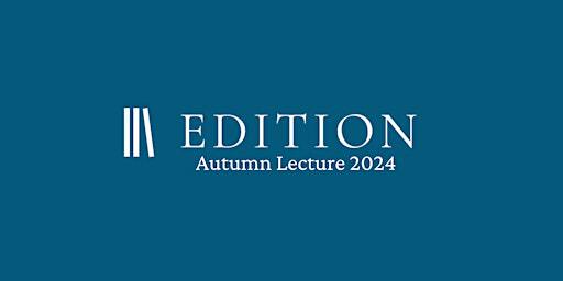 Professor Dirk Van Hulle: 'Writers’ Libraries' (EDITION Autumn Lecture) | 1.06 Project Room, 50 George Square