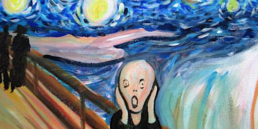Sip & Paint Starry Night Scream for Halloween! Ely | Maltings, Ely